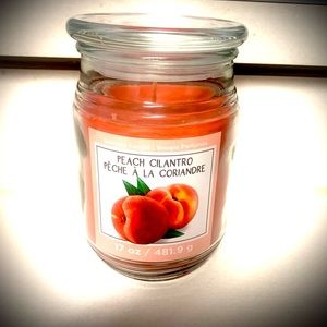 Peach Cilantro, scented candle